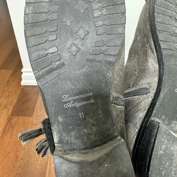 Aqua Italia Knee-High Waterproof Fur Lined Boots Sz. 11 - Picture 9 of 9